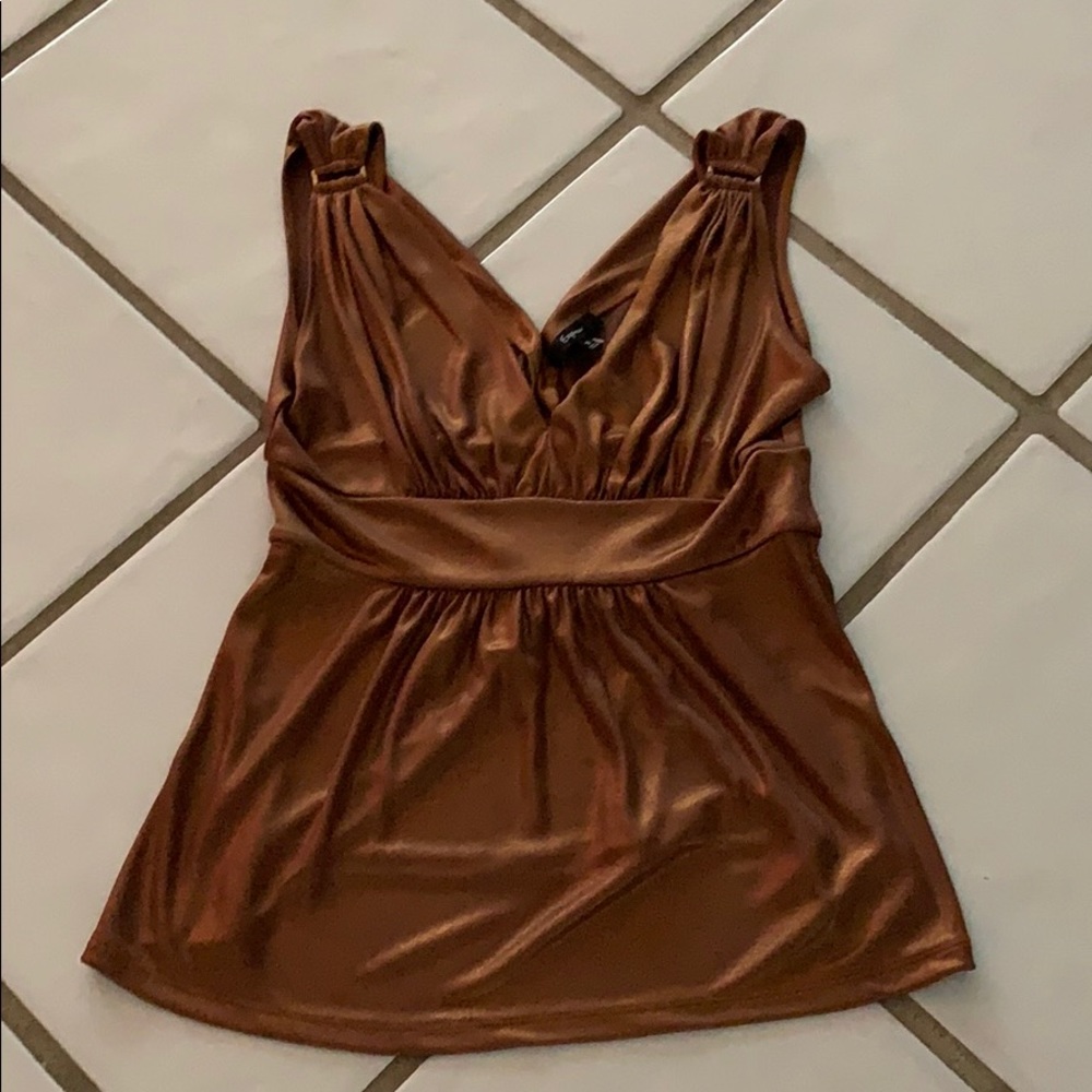 Shimmer Bronze Sexy Top